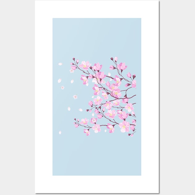 Moments with Sakura Wall Art by leBoosh-Designs